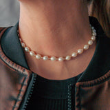 Pearl Burst Choker Necklace